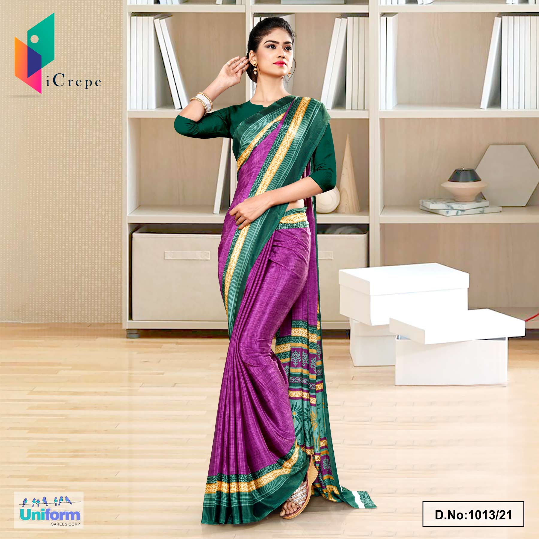 Crepe Saree - Buy Latest Designer Silk Crepe Sari from Peachmode